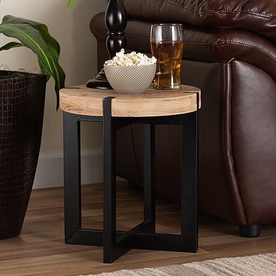 Horace Industrial End Table