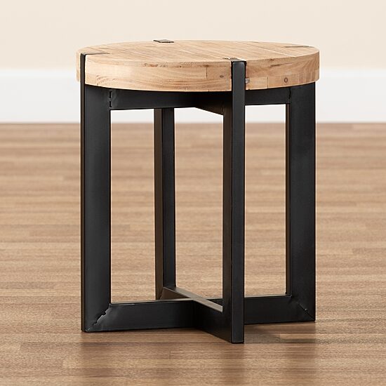 Horace Industrial End Table