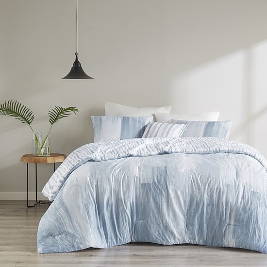 N Natori Brush Stroke 4-pc. Midweight Comforter Set