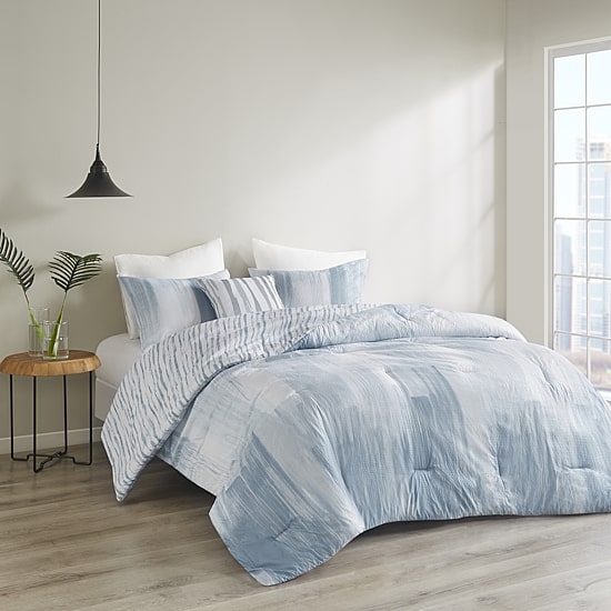 N Natori Brush Stroke 4-pc. Midweight Comforter Set