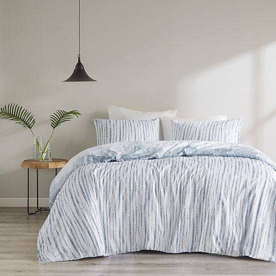 N Natori Brush Stroke 3-pc. Duvet Cover Set