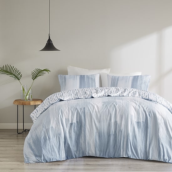 N Natori Brush Stroke 3-pc. Duvet Cover Set