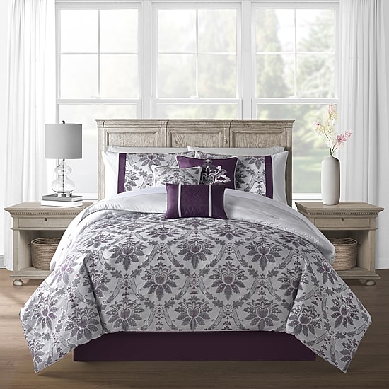 Richmond Park Stafford 7-pc. Jacquard Midweight Comforter Set