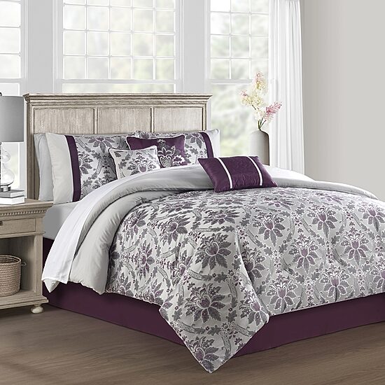 Richmond Park Stafford 7-pc. Jacquard Midweight Comforter Set