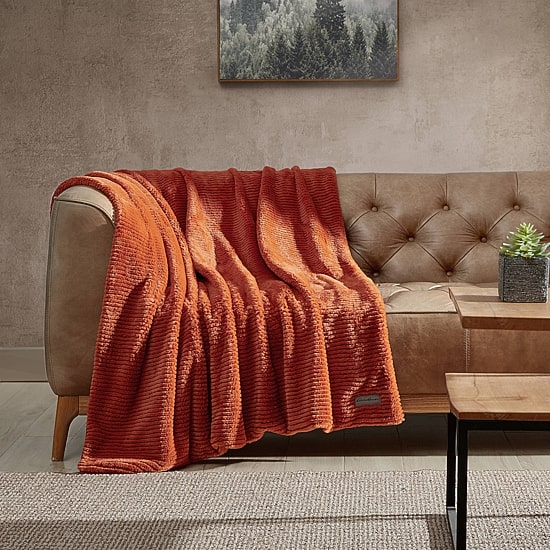 Eddie Bauer Corduroy Washable Lightweight Throw