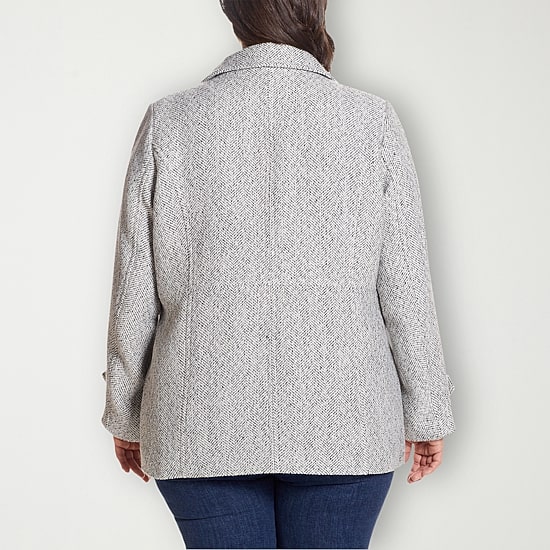 Gallery Womens Heavyweight Plus Peacoat