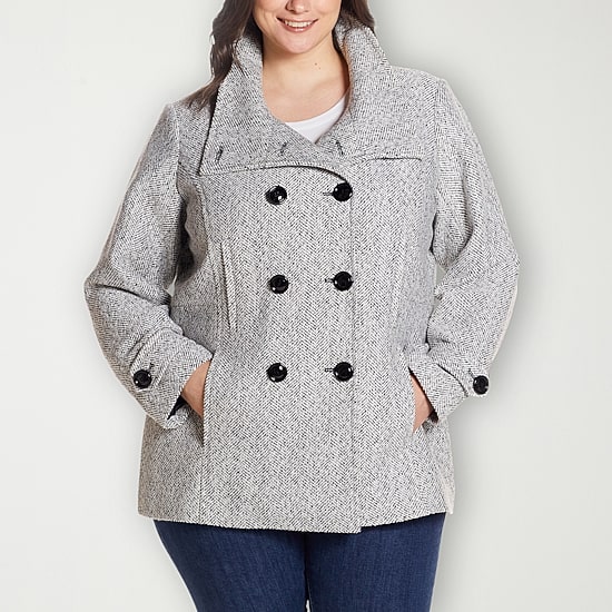 Gallery Womens Heavyweight Plus Peacoat