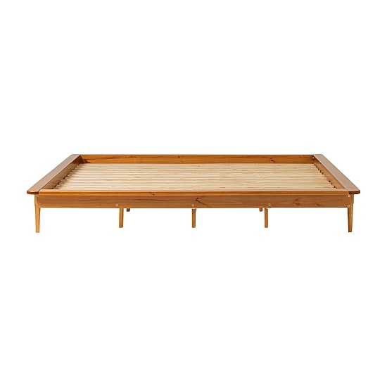 King Spindle Platform Bed