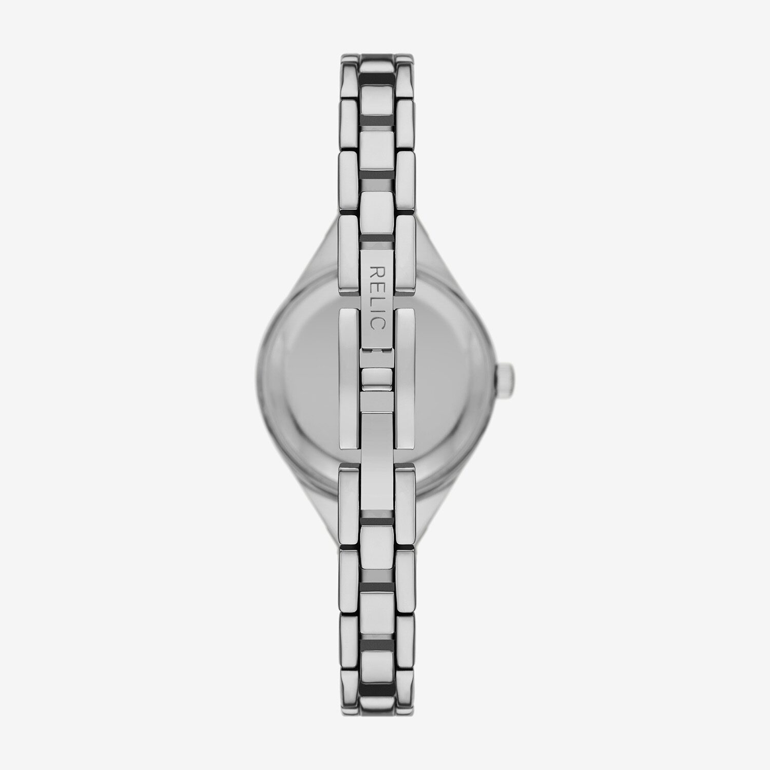 Relic By Fossil Womens Silver Tone Bracelet Watch Zr34662