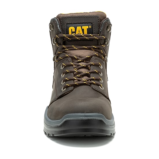 CAT Mens Slip Resistant Striver Steel Toe Work Boots