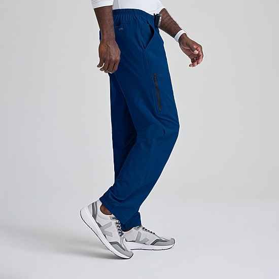 Barco One 0217 Amplify 7-Pocket Zip-Fly Mens Tag Free Stretch Fabric Moisture Wicking Scrub Pant