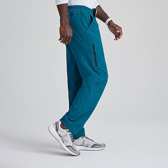 Barco One 0217 Amplify 7-Pocket Zip-Fly Mens Short Tag Free Stretch Fabric Moisture Wicking Scrub Pant