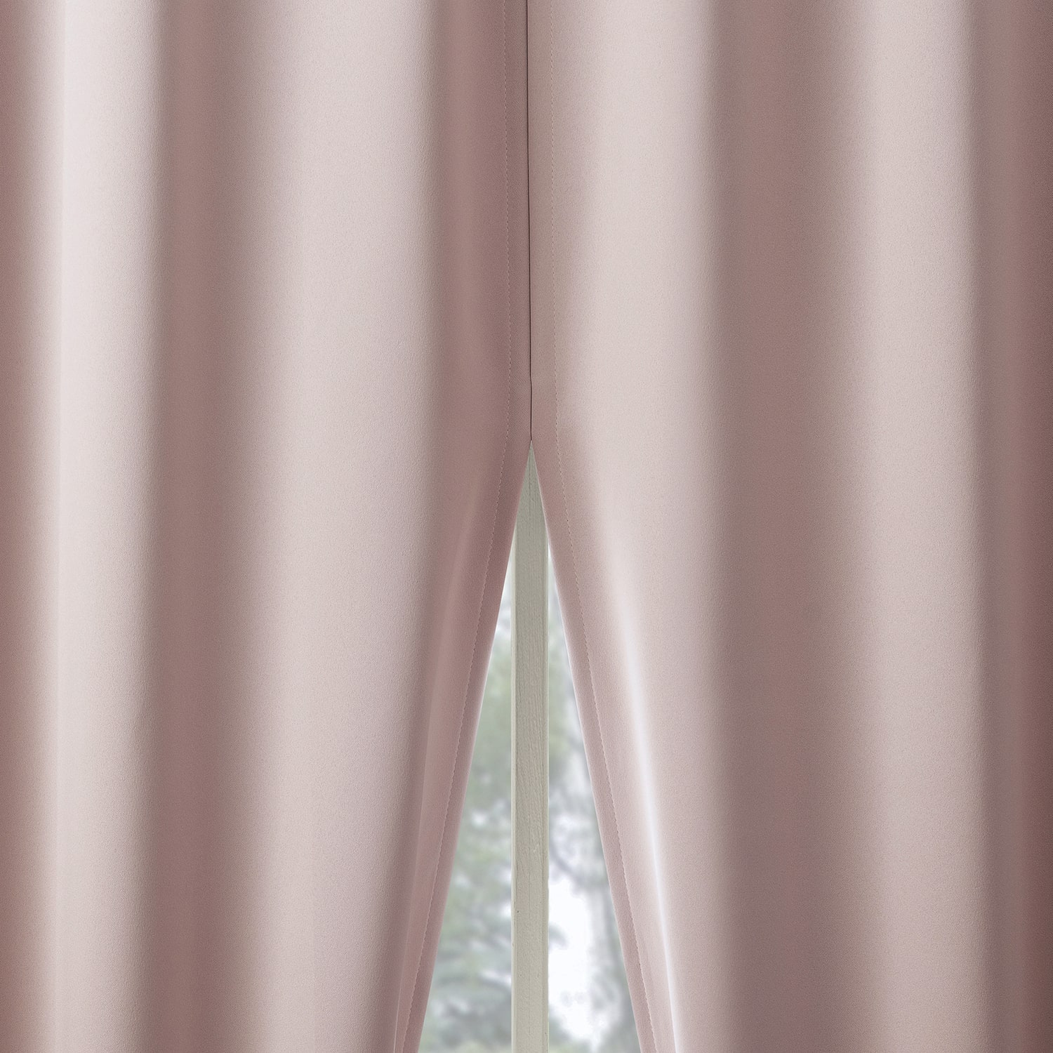 Sun Zero Aria Magnetic Closure Back Tab 100% Blackout Set of 2 Curtain Panel