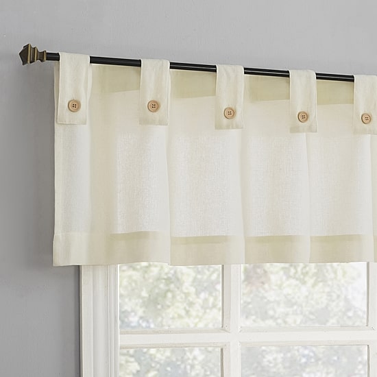 Archaeo Boulder Tab Top Tailored Valance