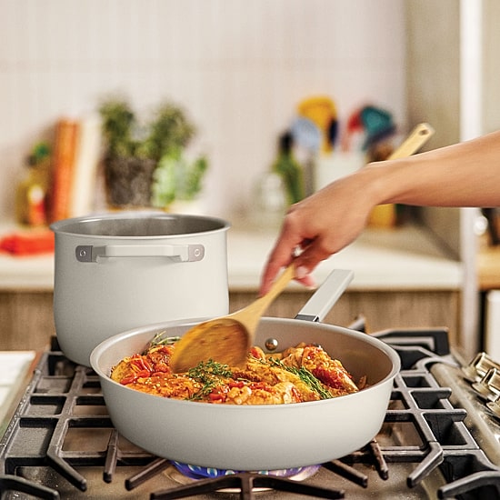 bella StoreMore Fits-anywhere Ceramic 9-pc. Cookware Set