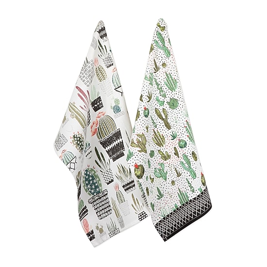 Design Imports Print 2-pc. Dish Cloth Set