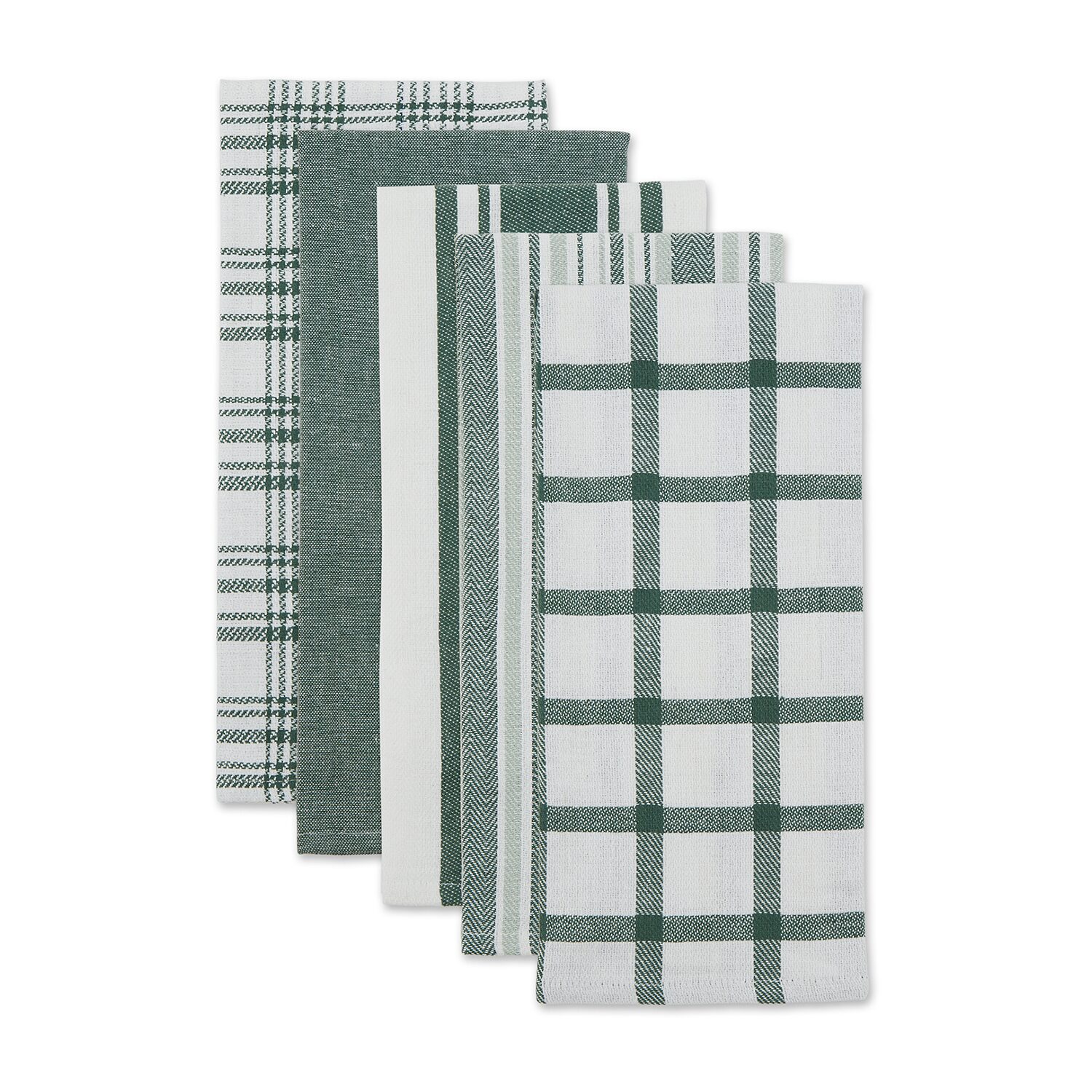 Design Imports 5-pc. Assorted Woven Dish Cloth Set