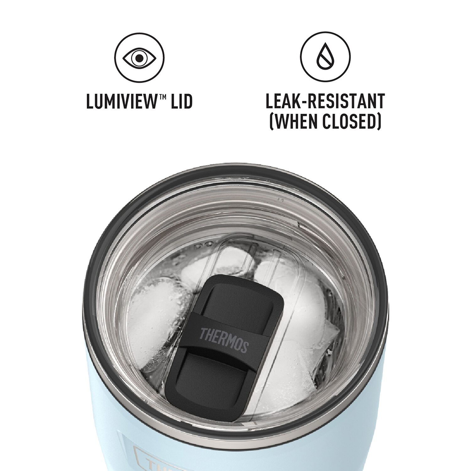 Thermos Stainless Steel Cold Cup with Side Lock Water Bottle