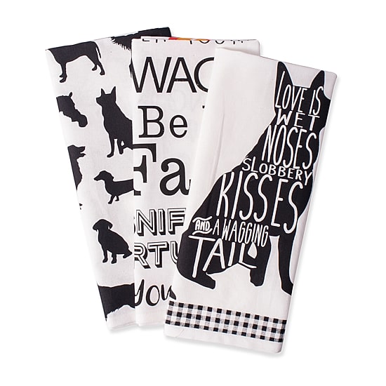 Design Imports Animal Print 3-pc. Dish Cloth Set