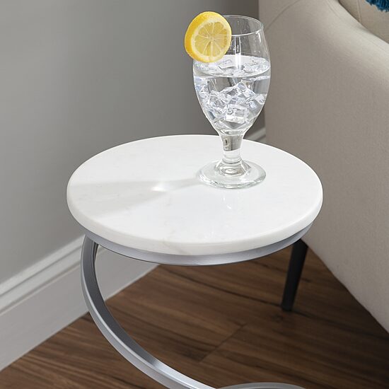 Linon Brien Metal End Table Side Table