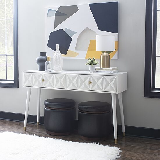 Linon Imperial 2-Drawer Console Table