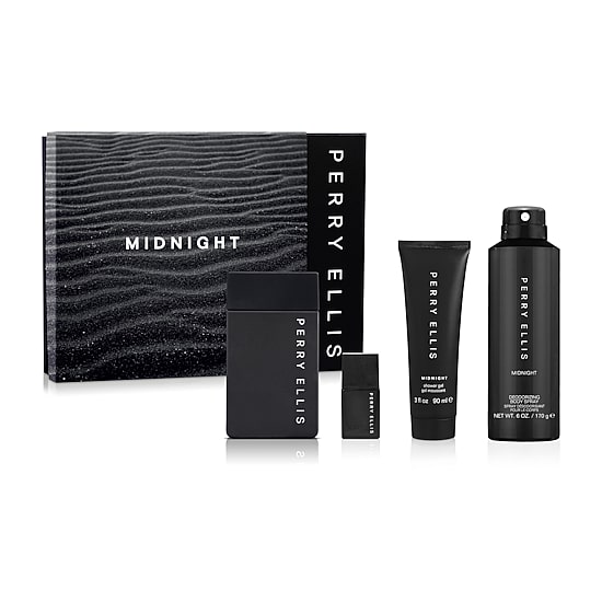 Perry Ellis Midnight Eau De Toilette 4-Pc Gift Set ($114 Value)