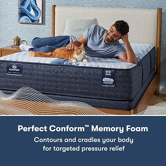 Serta iComfort Aveda 12" Plush Memory Foam Tight Top - Mattress Only