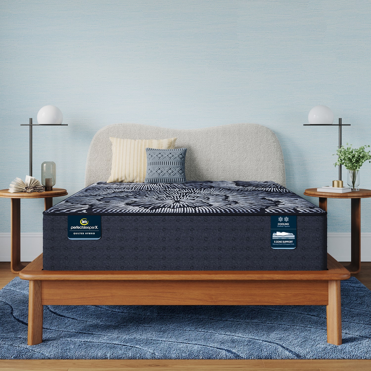 Serta Quilted Perfect Sleeper X Hybrid Excelled 13.75" Extra Firm Tight Top
