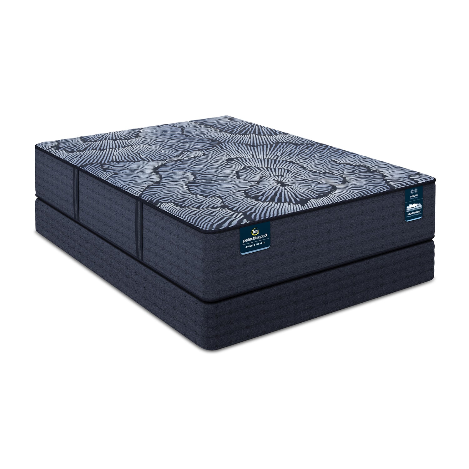 Serta Quilted Perfect Sleeper X Hybrid Excelled 13.75" Extra Firm Tight Top