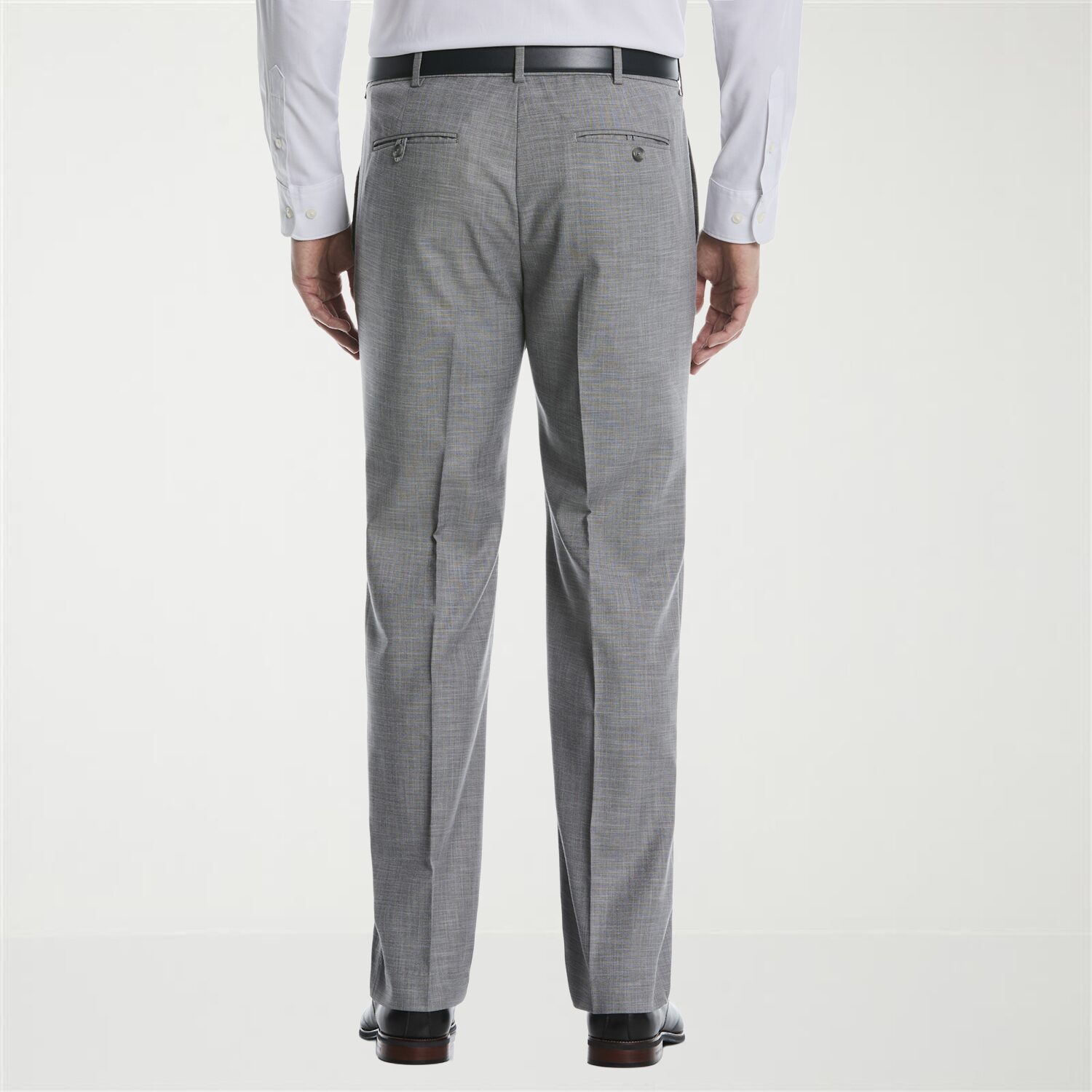 Savane Sharkskin Mens Straight Fit Flat Front Pant