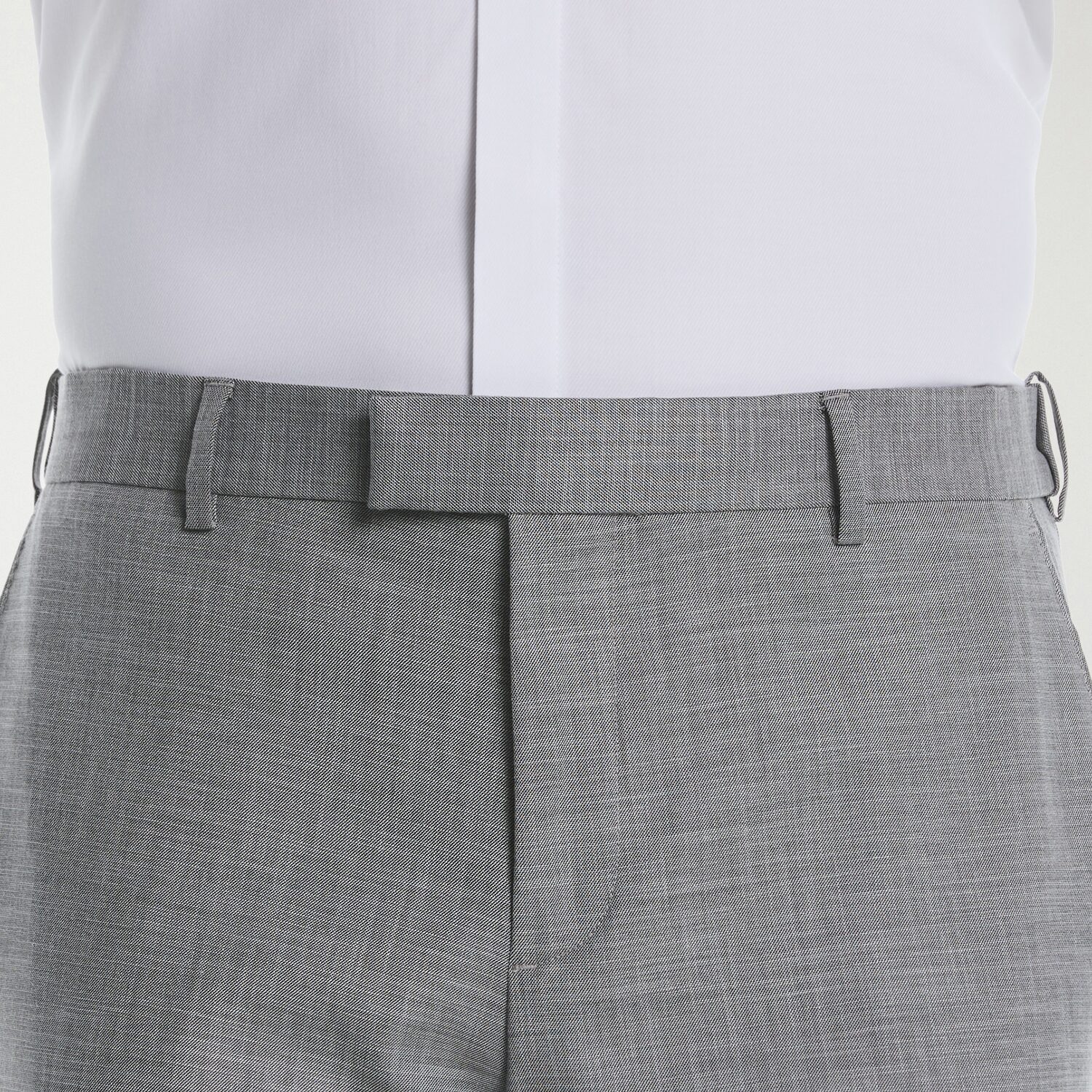 Savane Sharkskin Mens Straight Fit Flat Front Pant