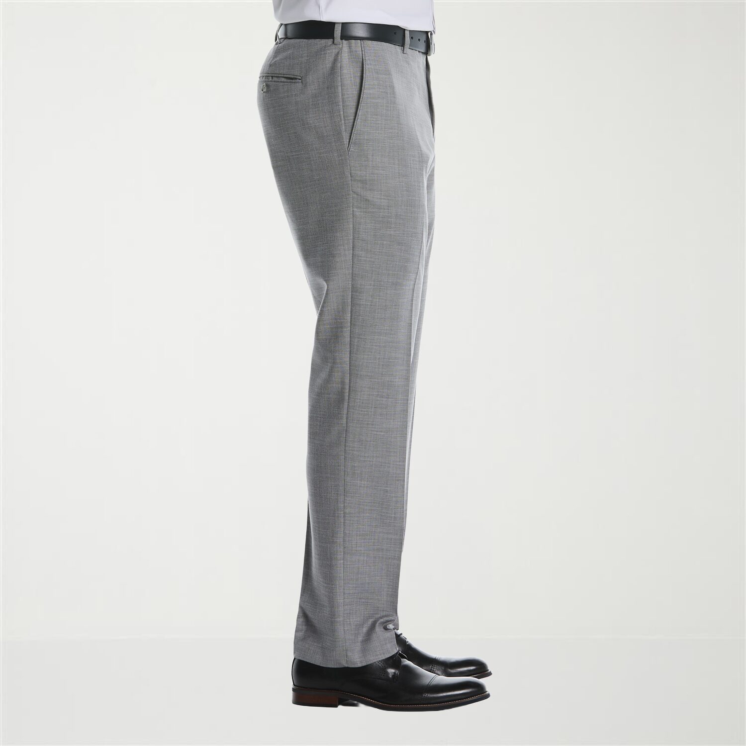 Savane Sharkskin Mens Straight Fit Flat Front Pant