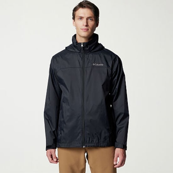 Columbia Mens Hooded Waterproof Lightweight Raincoat