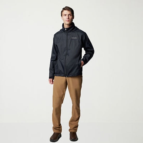 Columbia Mens Hooded Waterproof Lightweight Raincoat