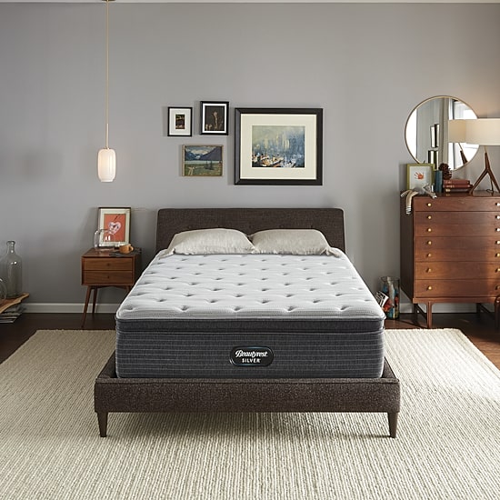 Beautyrest Silver BRS900 14.75" Plush Pillow Top - Mattress + Box Spring