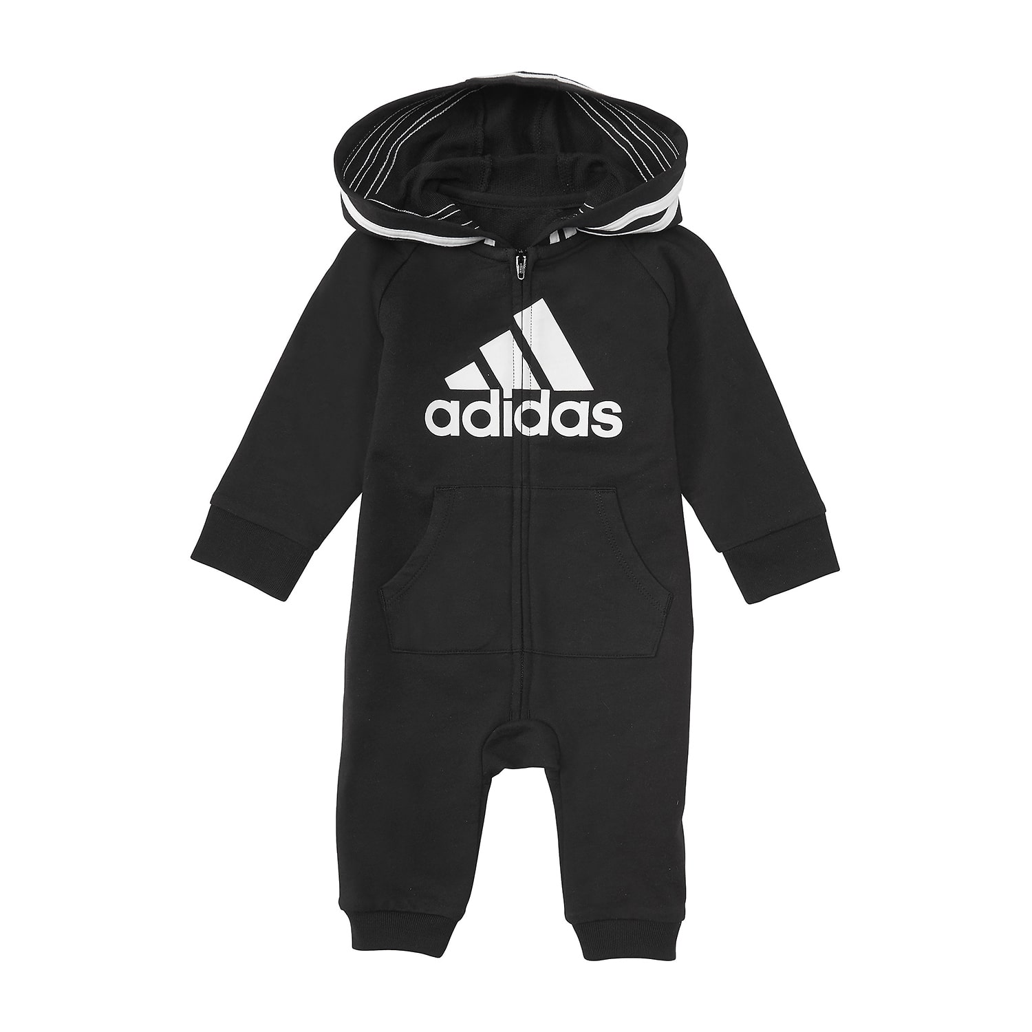 adidas Baby Unisex Hooded Long Sleeve Active Jumpsuit