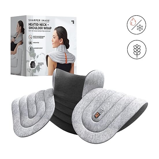 Sharper Image Heated Neck and Shoulder Aromatherapy Wrap