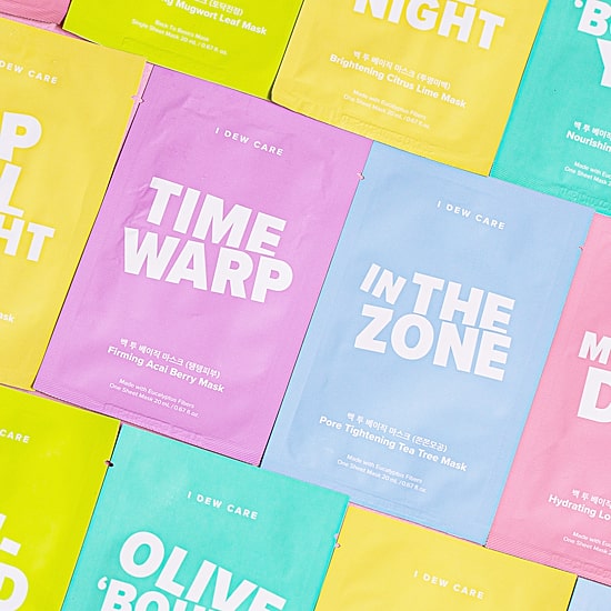 I Dew Care Lets Get Sheet Faced Masks