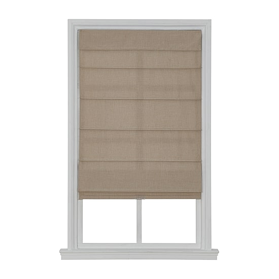 Austin Fabric Cordless Light-Filtering Roman Shade