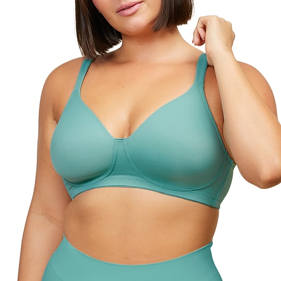 Leading Lady® Seamless Full Figure Padded Underwire T-Shirt Bra-5028