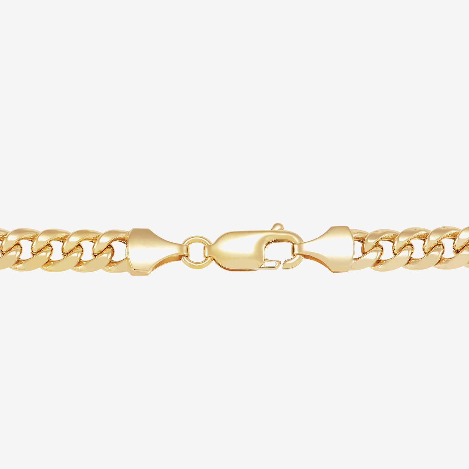 Womens 14K Gold 22 Inch Curb Chain Necklace