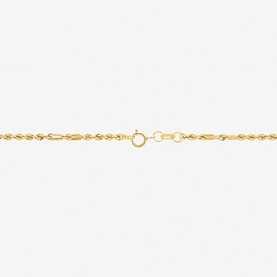 Womens 14K Gold 20 Inch Link Necklace