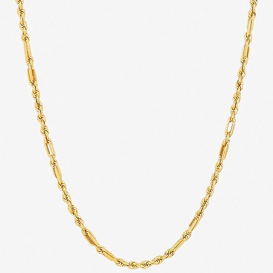 Womens 14K Gold 20 Inch Link Necklace