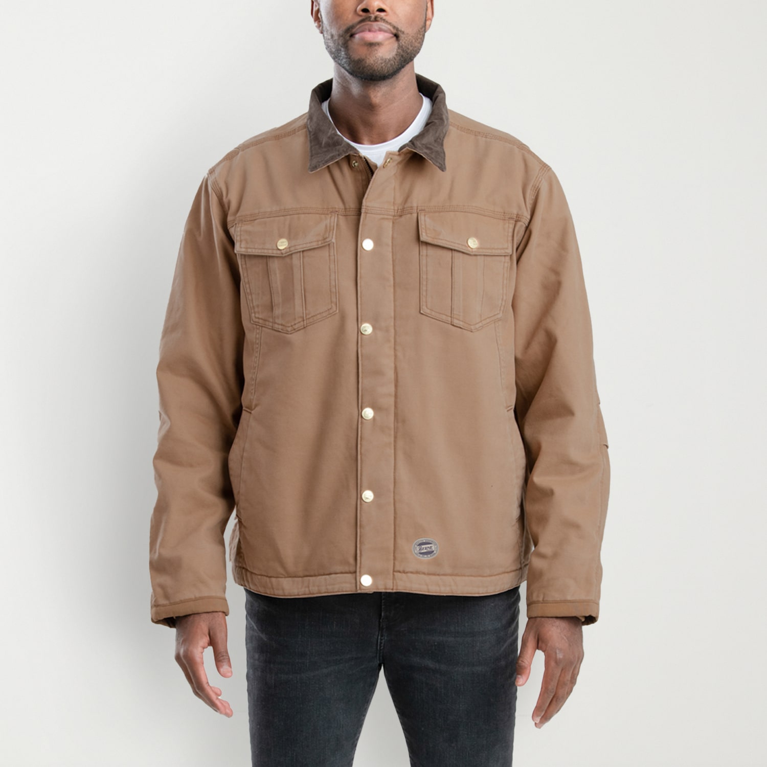 Berne Vintage Washed Sherpa Mens Heavyweight Big and Tall Work Jacket
