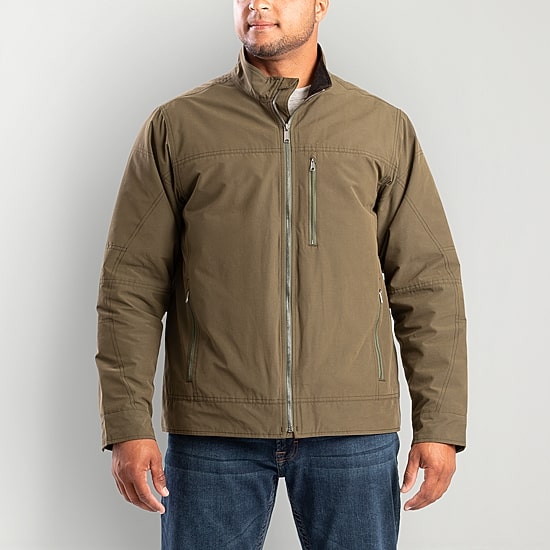 Berne Highland Quilt-Lined Micro-Duck Mens Lightweight Big and Tall Work Jacket