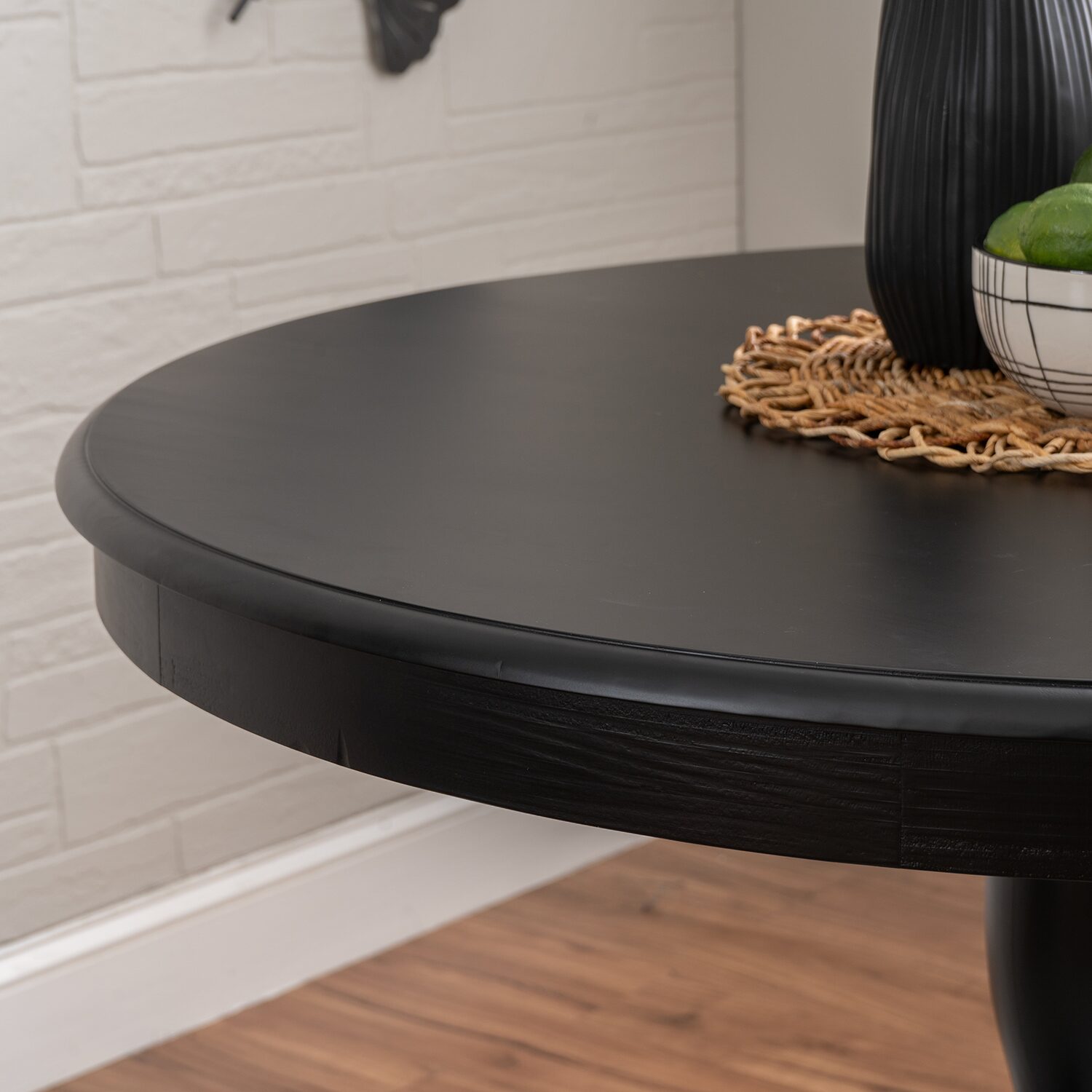 Linon Newbern Round Wood-Top Dining Table
