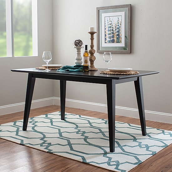 Linon Charlet Rectangular Wood-Top Dining Table