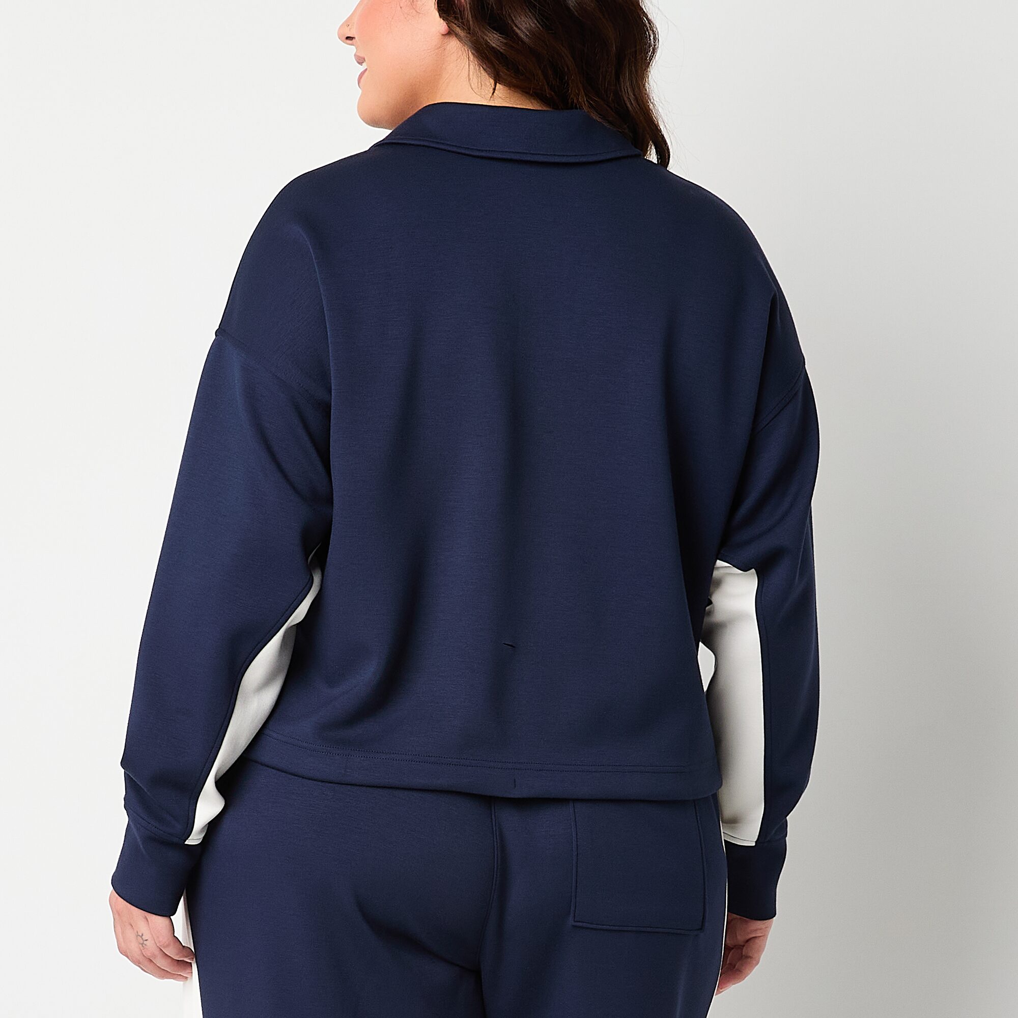 Stylus Womens Plus Long Sleeve Sweatshirt