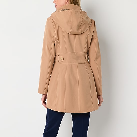 Liz Claiborne Womens Water Resistant Midweight Softshell Jacket