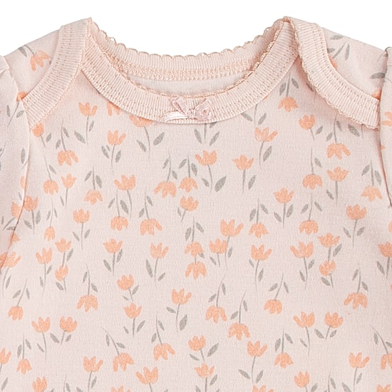 Huggies Baby Girls Crew Neck Short Sleeve 3-pc. Bodysuit